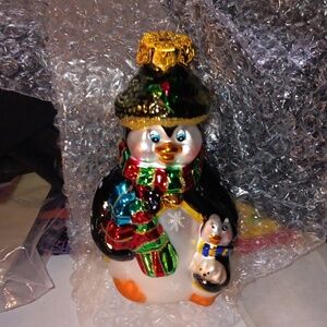CHRISTOPHER RADKO PENQUIN ORNAMENT